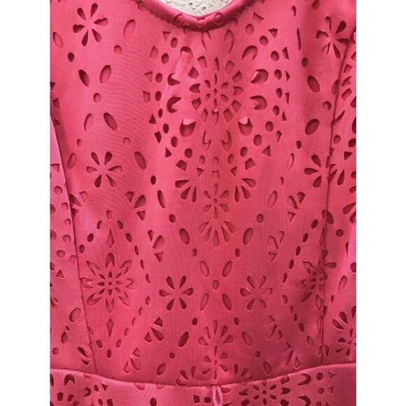 Womens Juniors Candies Dress Size 7 Pink Strapless V-Neck Keyhole-back Lined - Picture 3 of 15